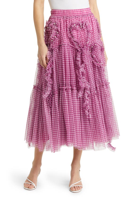 Nikki Lund Nancy Maxi Skirt In Pink