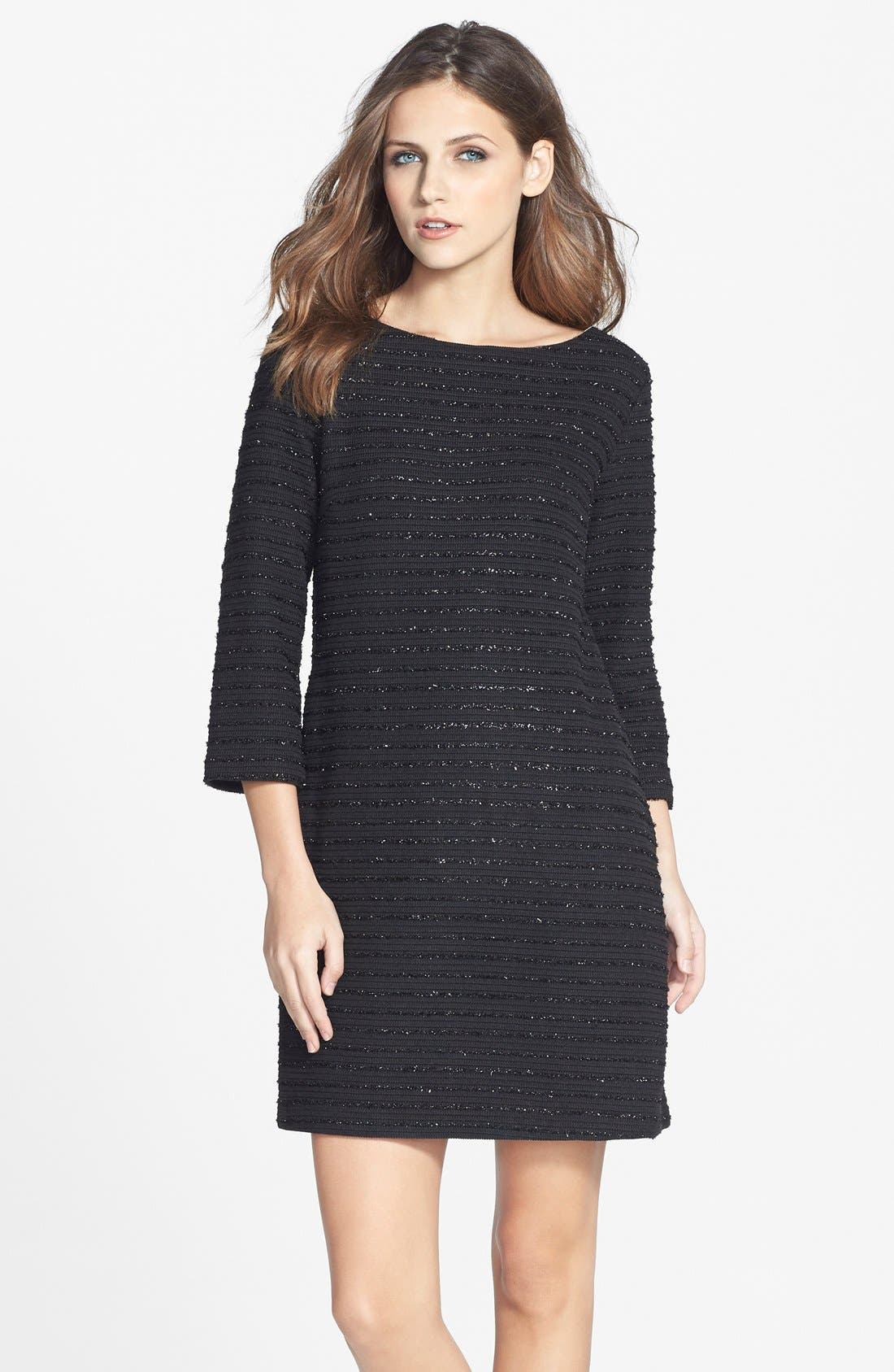 shimmer sweater dress