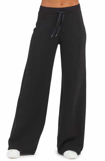 Women's Meta Wideleg - Long, Black Tailored Pants