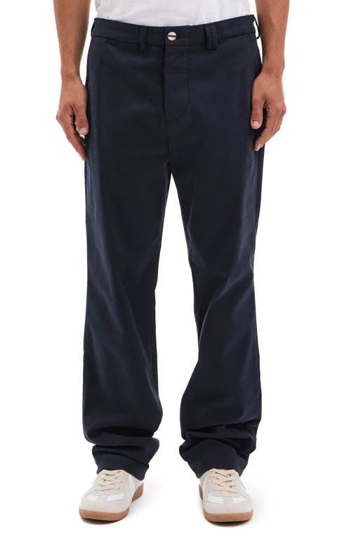 Vayder Straight Leg Chinos In Navy