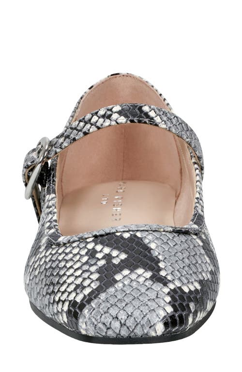 Marc Fisher Ltd Garissa Mary Jane Flat In Light Natural