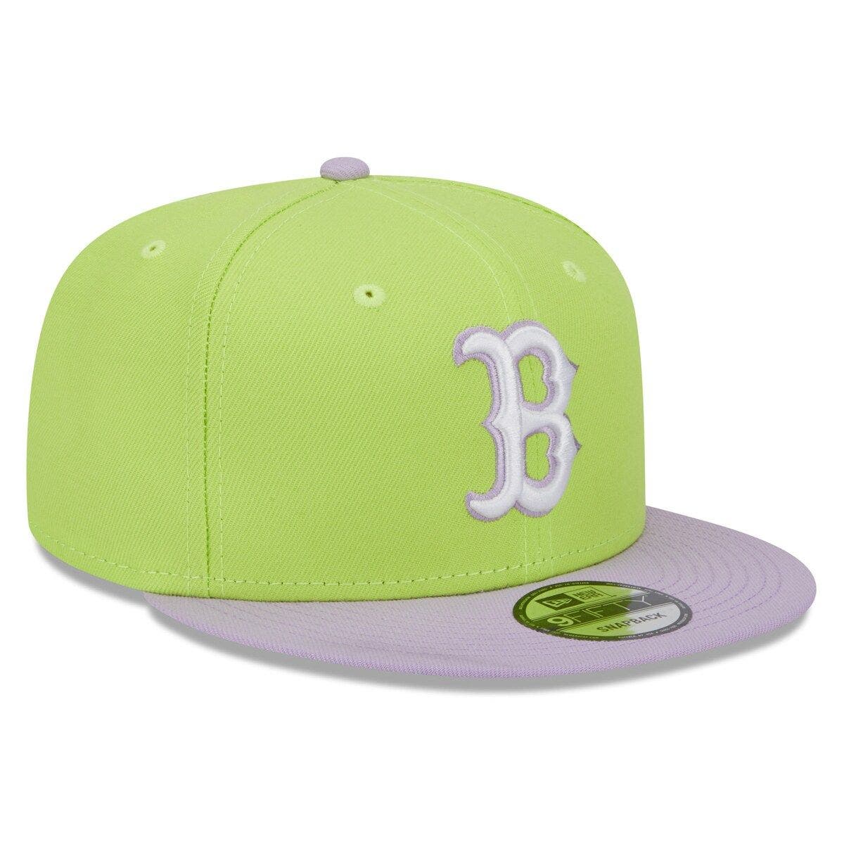 New Era Men's New Era Neon Green/Purple Boston Red Sox Spring Basic Two