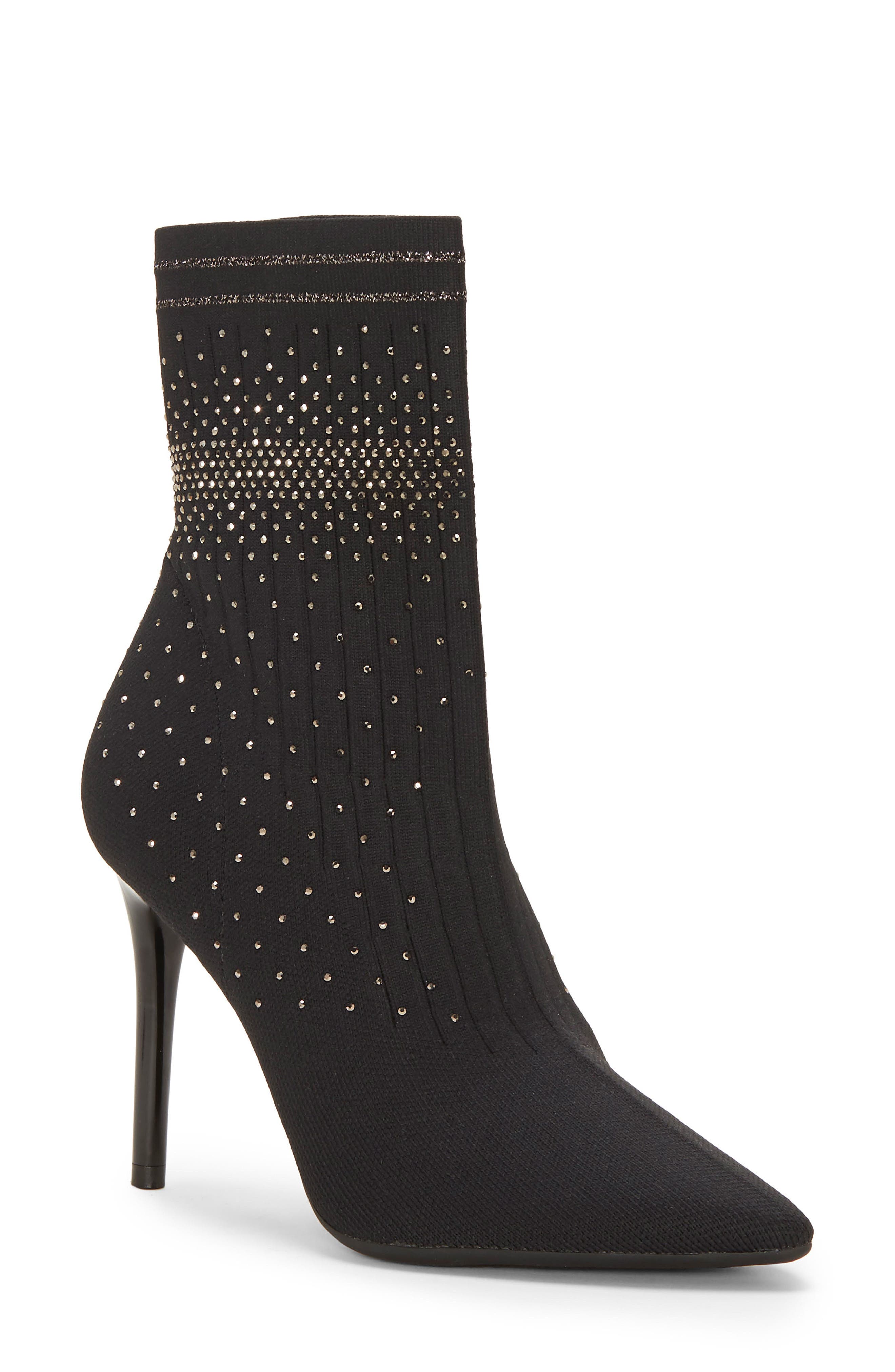 Jessica Simpson Lytona Sock Bootie- Black