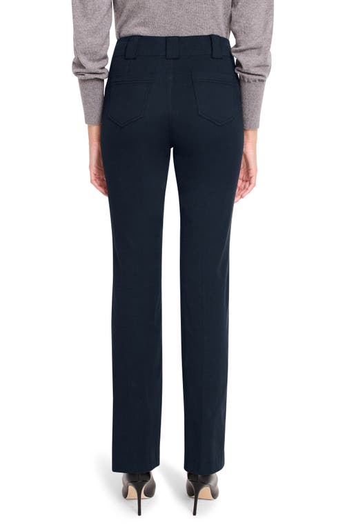 Nic + Zoe Nic+zoe Plaza Demi Bootcut Ankle Pants In Dark Indigo