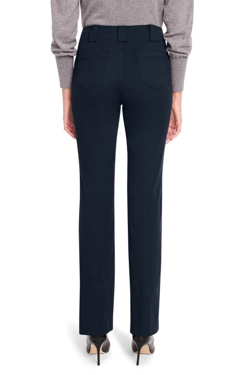 Shop Nic + Zoe Nic+zoe Plaza Demi Bootcut Ankle Pants In Dark Indigo