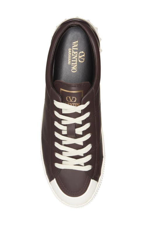 Shop Valentino Garavani Cityplanet Sneaker In E05-ebano/ivory