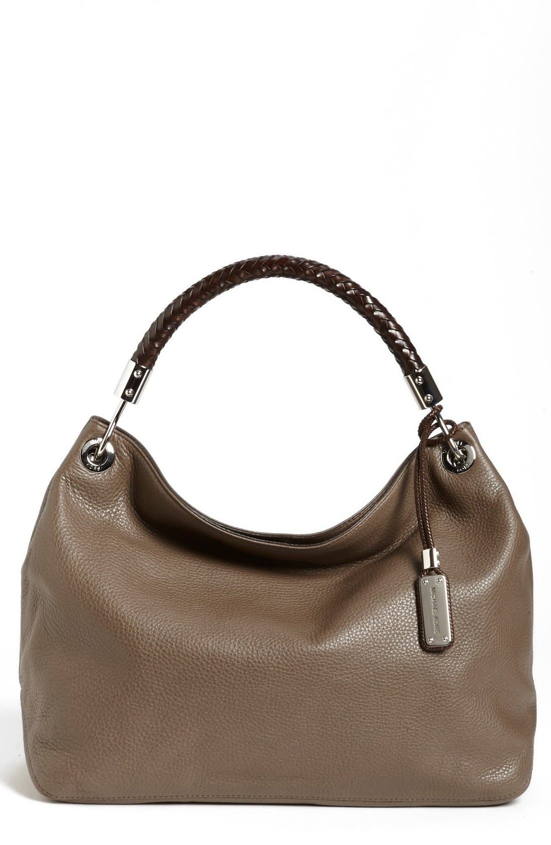 skorpios large leather shoulder bag