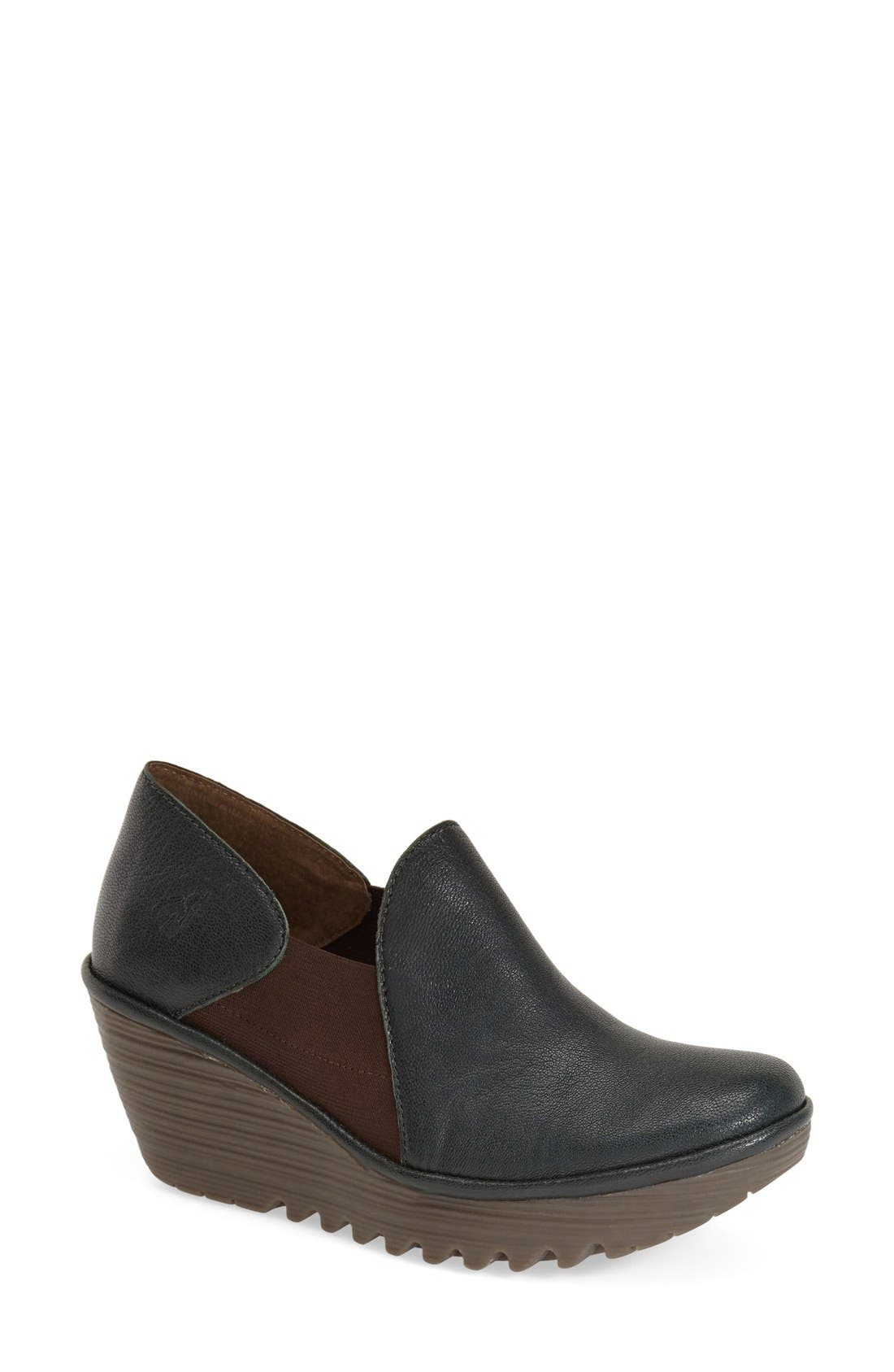 FLY London | 'Yua' Platform Wedge Pump 