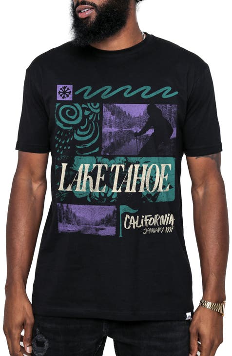 Lake Tahoe Cotton Graphic T-Shirt
