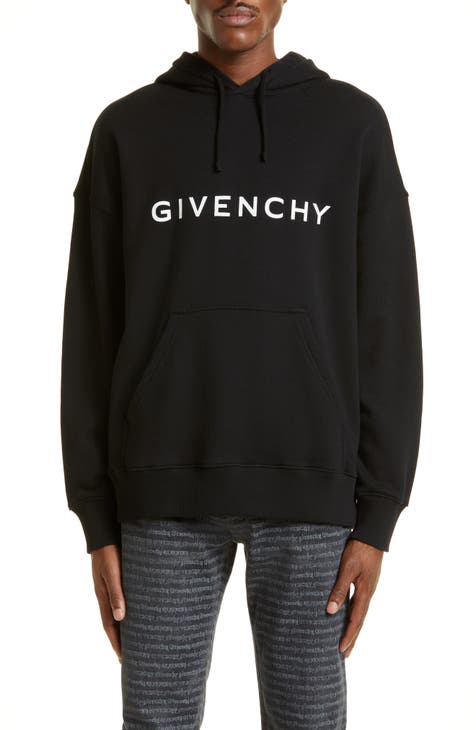 Top 63+ imagen black givenchy hoodie mens