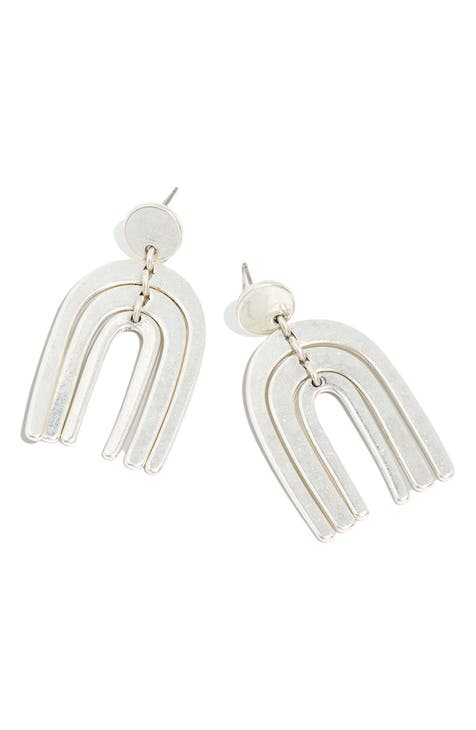 Stacked Arch Statement Earrings