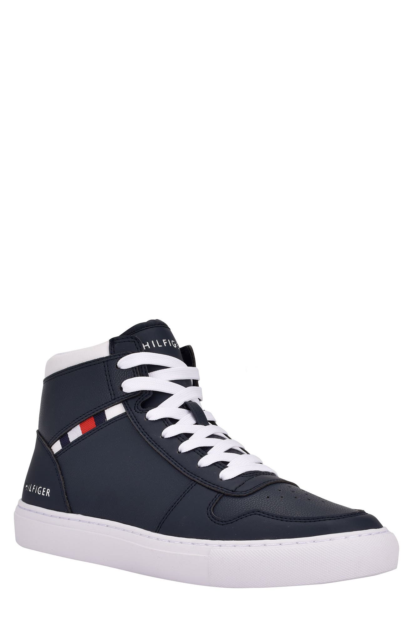 mens black high top sneakers