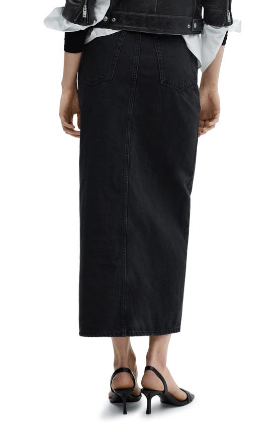 MANGO MANGO DENIM MIDI SKIRT