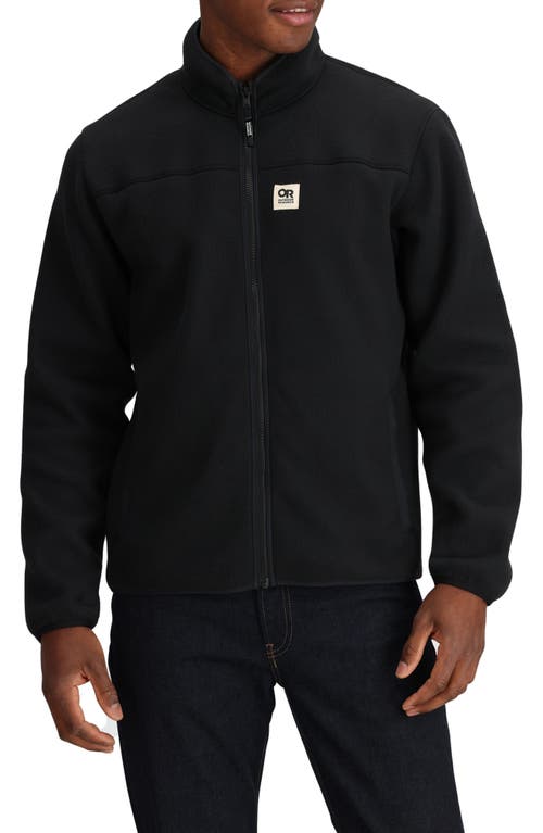 Tokeland Fleece Jacket in Black