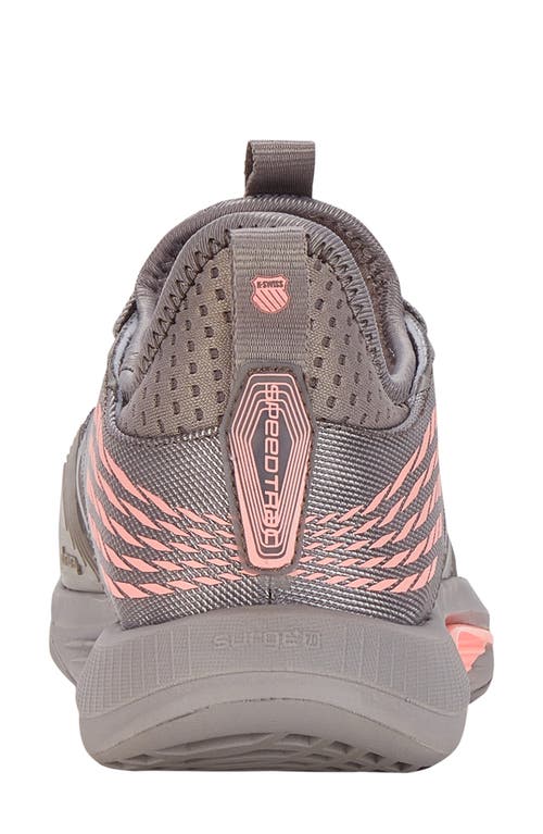 Shop K-swiss Speedtrac Sneaker In Grey/peach