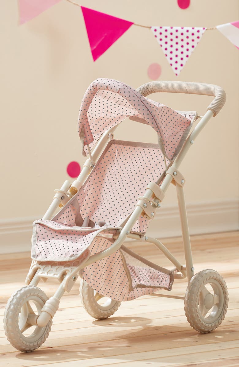 Teamson Kids Olivia's Little World Baby Doll Jogging Stroller, Alternate, color, Pink