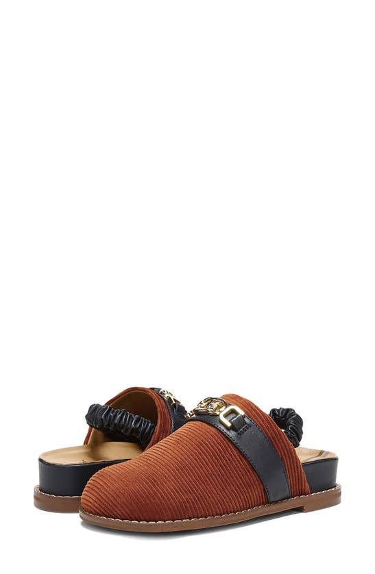 Sam Edelman Kids' Juney Clog In Mustard/ Baltic Navy