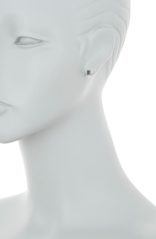 Bony Levy El Mar Sapphire & Diamond Stud Earrings In 18k White Gold