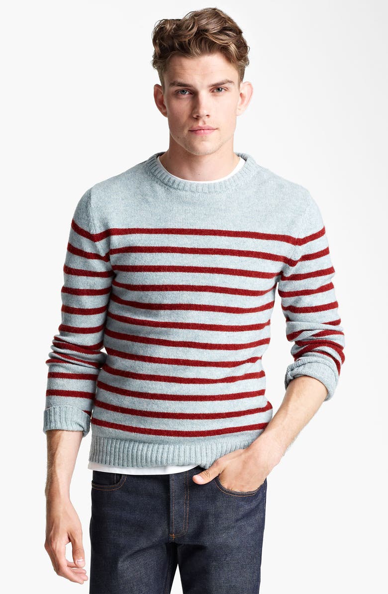 A.P.C. Stripe Crewneck Sweater | Nordstrom