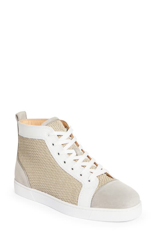 Christian Louboutin Louis Orlato Low Top Sneaker In Goose/ White 