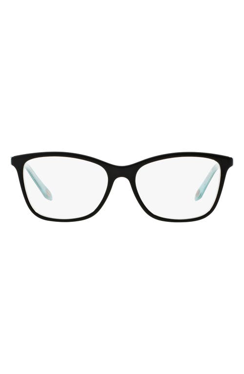 Tiffany & Co. 53mm Optical Glasses in Black Blue at Nordstrom