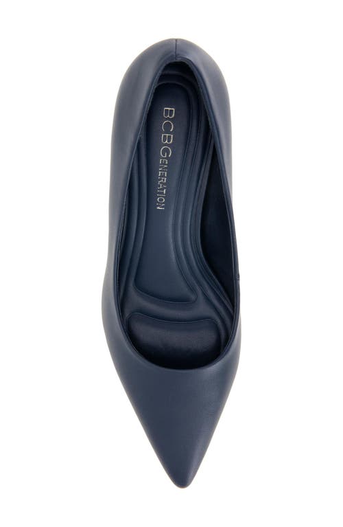 Bcbg Dovi Pointed Toe Pump In Dark Ink