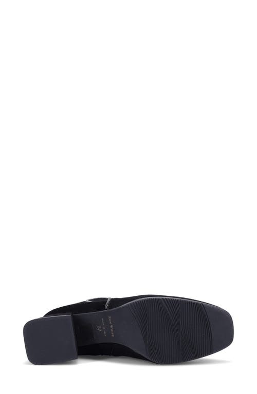 Ron White Janelle Water Resistant Bootie In Onyx Suede