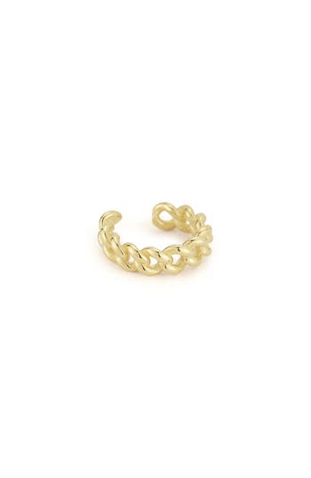Ember Fine Jewelry 14k Gold Curb Link Ear Cuff In Gold