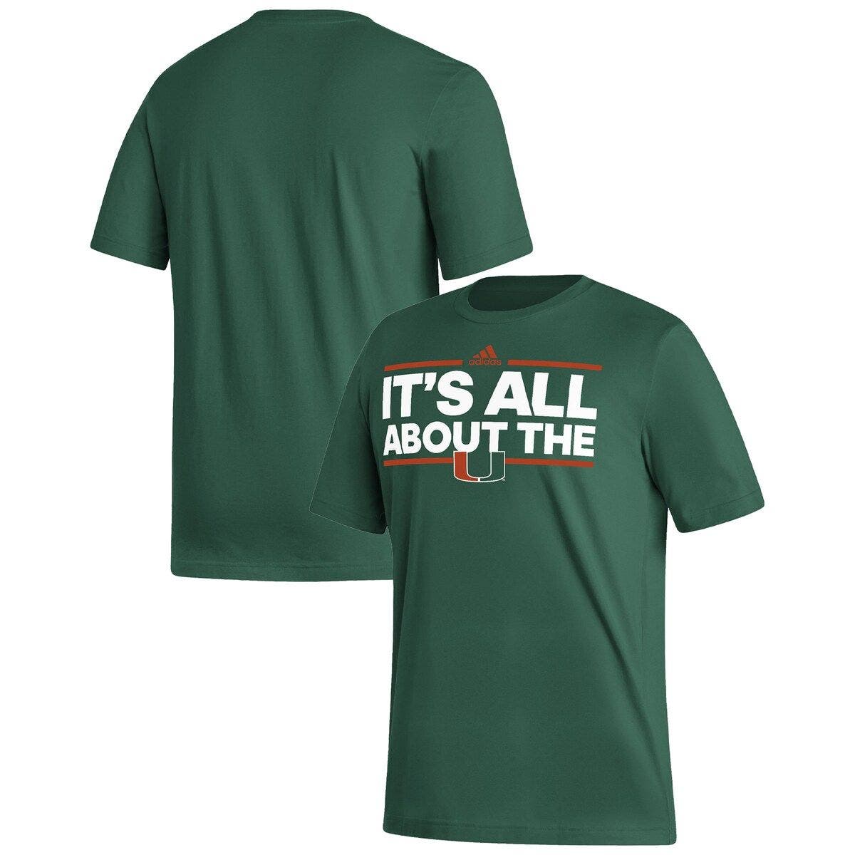 Miami Hurricanes Orange Dassler T-Shirt - Team Logo & Slogan, 100% Cotton, Small Size - View #4