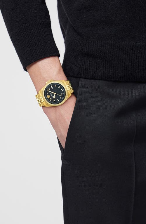 Versace Anteo Watch, 41mm In Ip Yellow Gold