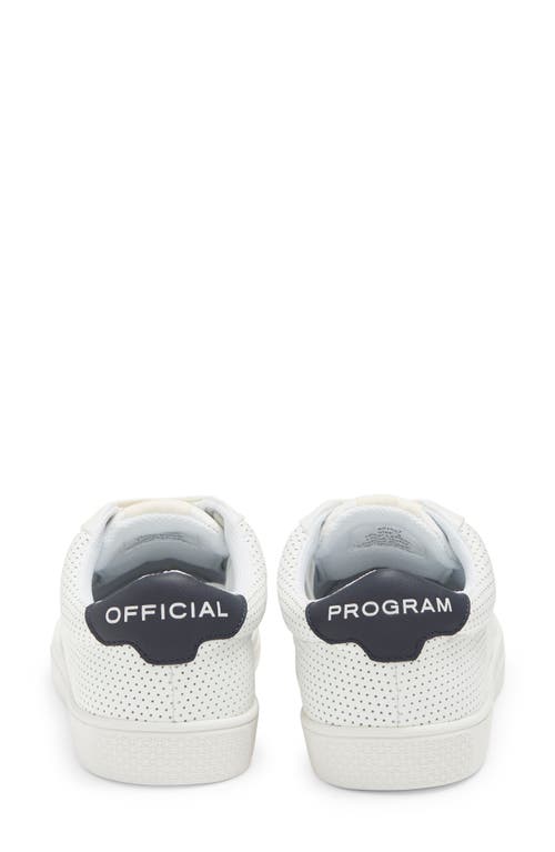 Shop Official Program Court Low Top Sneaker In White/dark Grey