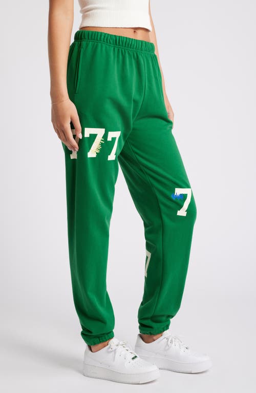 Shop The Mayfair Group My Good Luck Sweatpants In Green