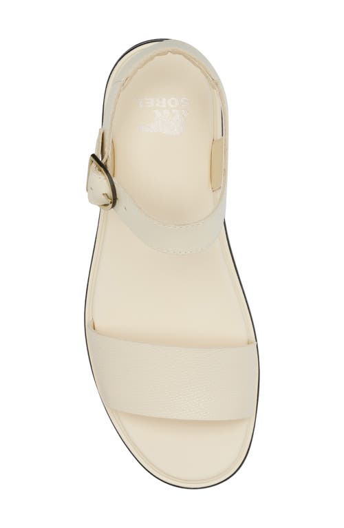 Shop Sorel Dayspring Platform Sandal In Honey White/black