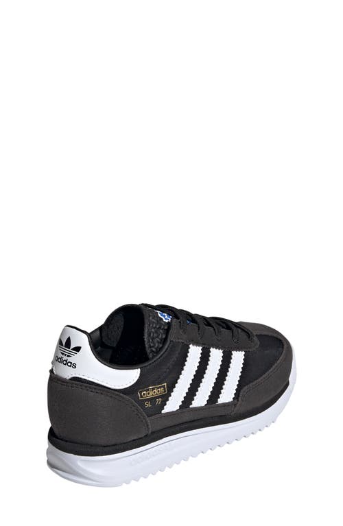 Adidas Originals Adidas Kids' Sl 72 Rs Sneaker In Black/ White/ Blue