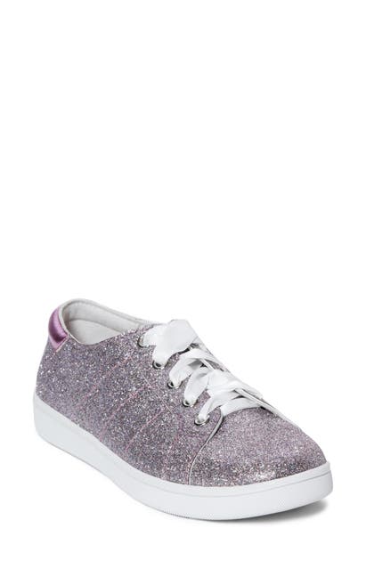 Click to view more detailed imagery on our partner's website Paige Alesia Glitter Sneaker In Pink
