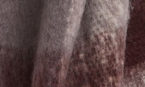 Bp. Fringe Blanket Scarf In Brown Plaid