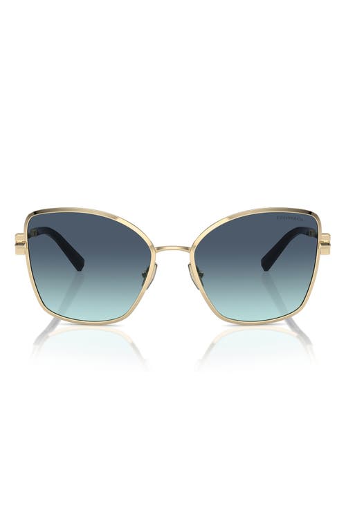 TIFFANY & CO TIFFANY & CO. 58MM GRADIENT BUTTERFLY SUNGLASSES 