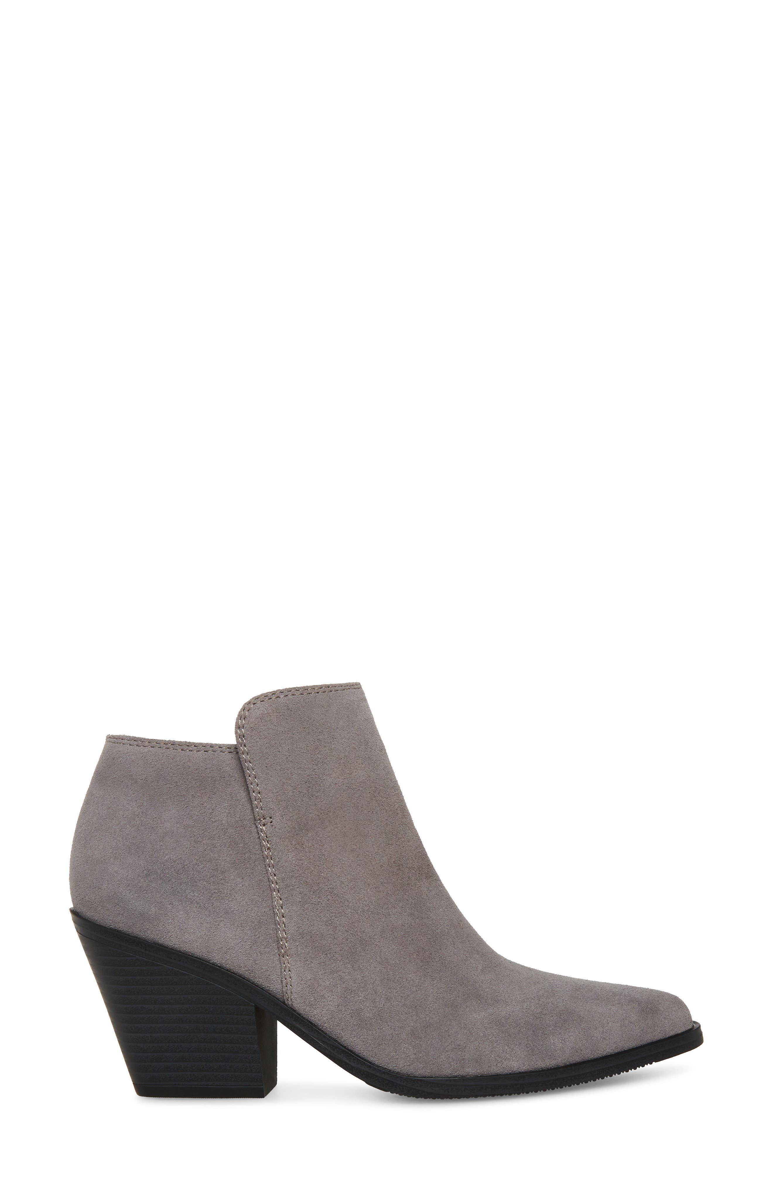 blondo grey suede bootie