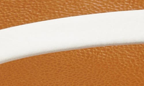 Reef Cushion Bounce Slim Flip Flop In White/tan