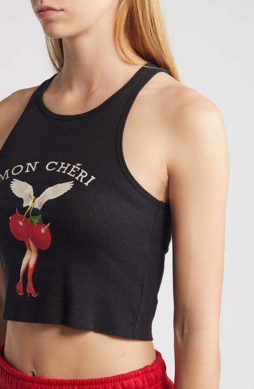 Shop Boys Lie Cherry Picker Rib Tank In Black