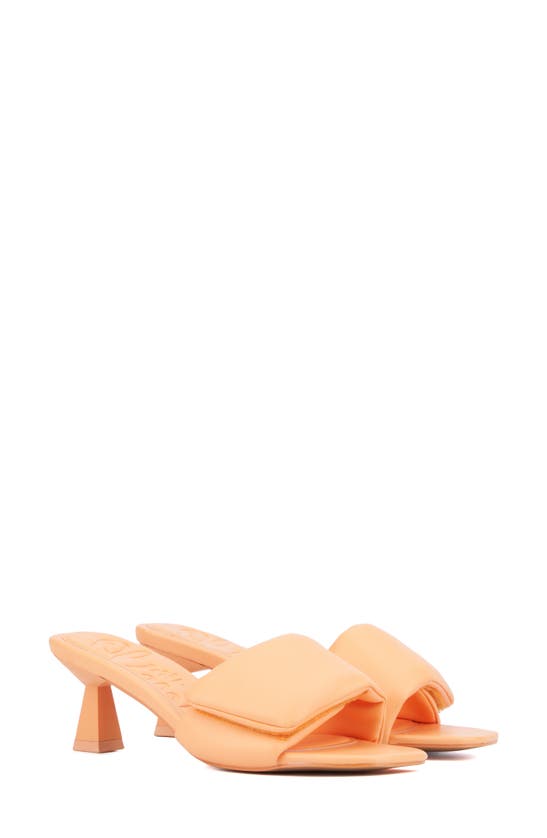 Shop Olivia Miller Allure Sandal In Sorbet Orange