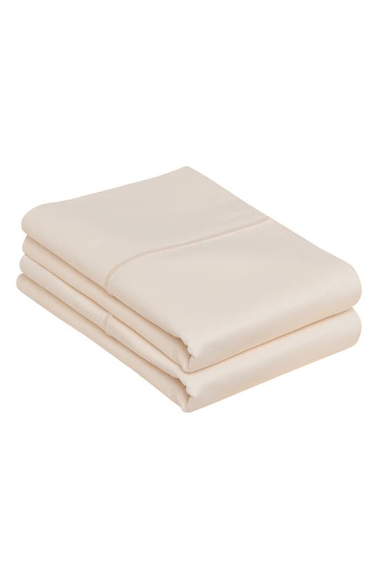 Bedhog 2-piece 1000 Thread Count Pima Cotton Pillowcase Set In Ivory