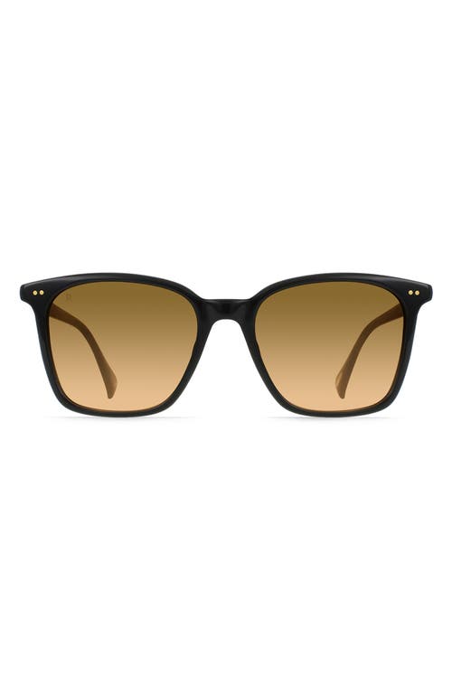 Darine Oversize Polarized Square Sunglasses in Recycled Black/Reposado Grad