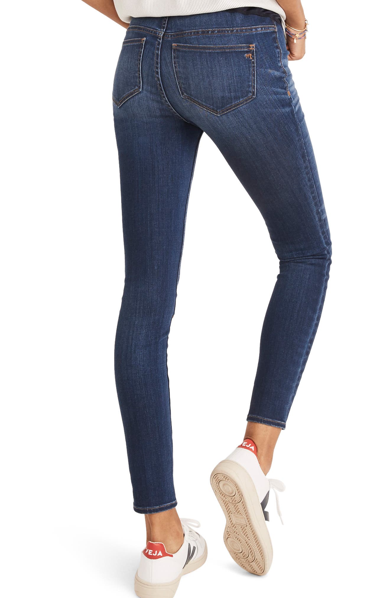 Womens Clothing Jeans Skinny jeans Madewell Denim Maternity Over-the-belly Skinny Jeans in Blue 