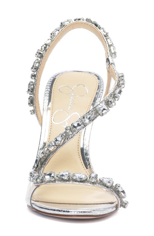 Jessica Simpson Jaycin Sandal In Silver/clear Mtsnkp