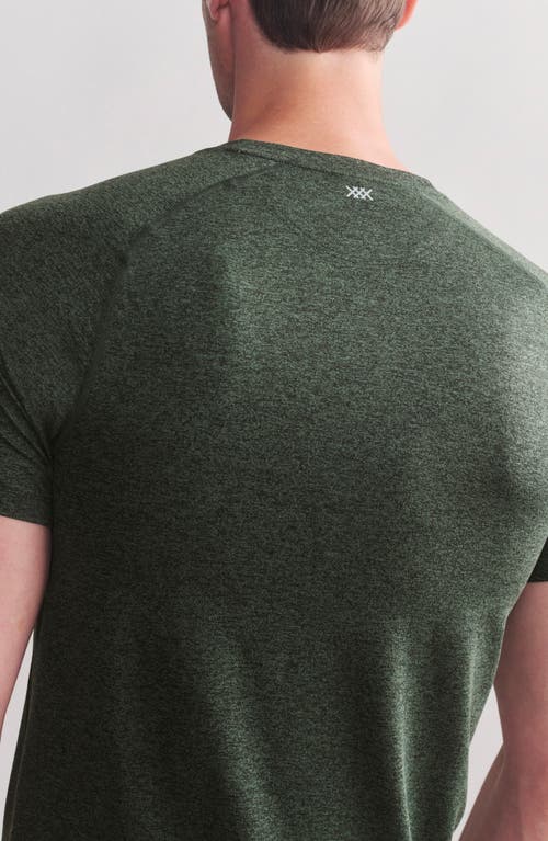 Shop Rhone Atmosphere Performance T-shirt In Jungle Green Heather