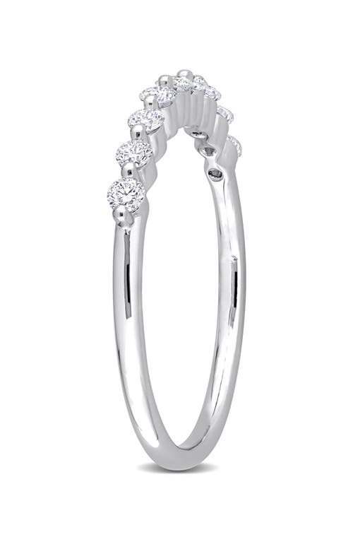 Created Forever Lab Grown Diamond Semi Ring In White