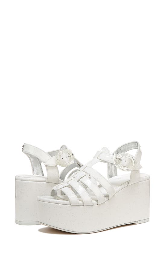 Shop Circus Ny By Sam Edelman Golda Platform Wedge Sandal In Bright White