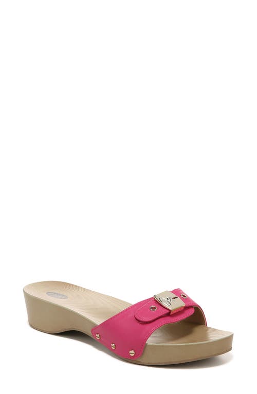 Dr. Scholl's Classic Slide Sandal in Pink