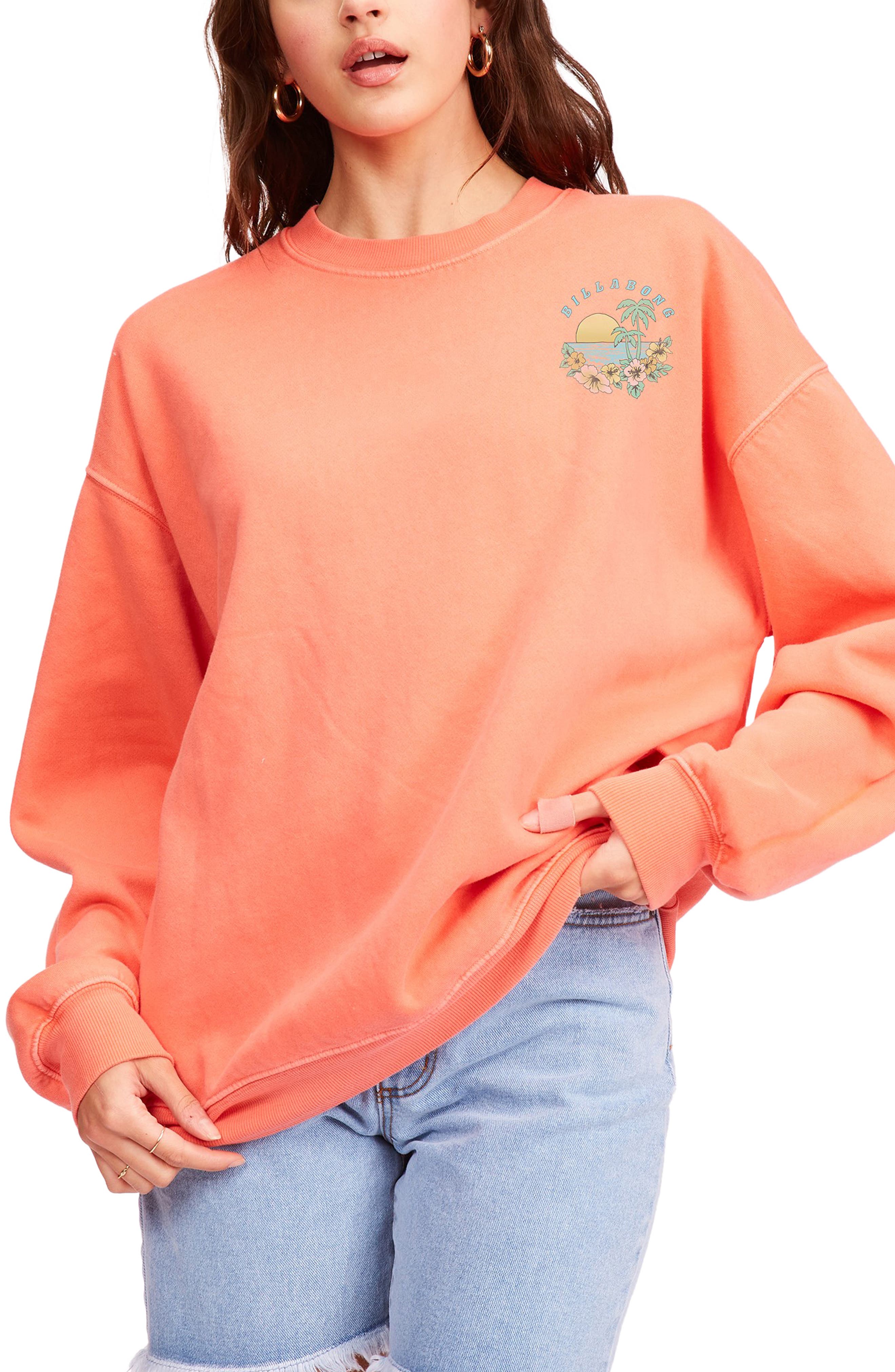 billabong sweatshirt womens